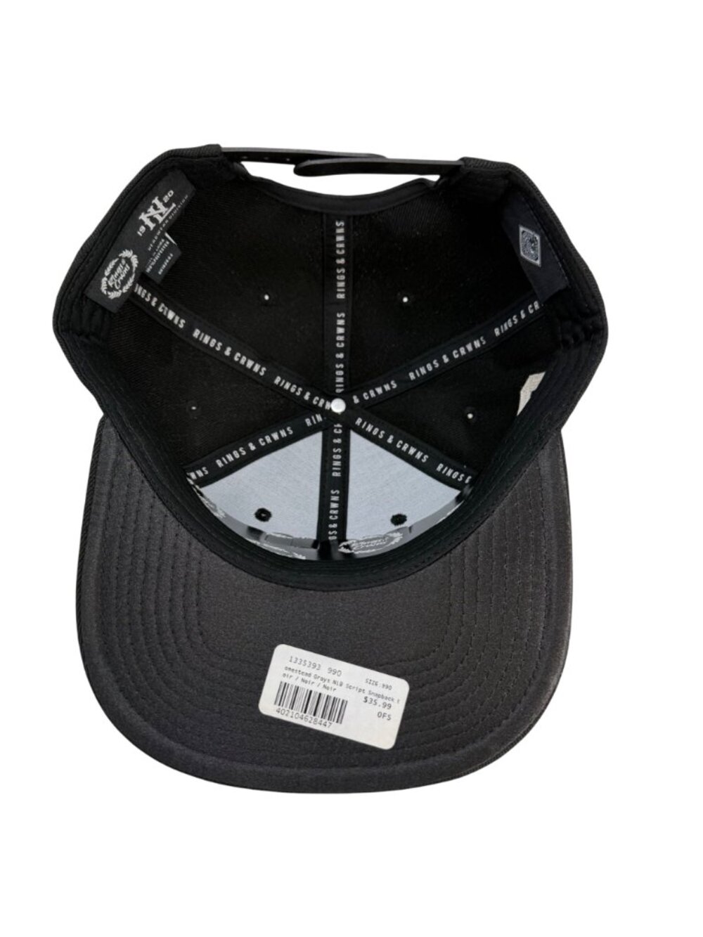 Homestead Grays Baseball Snapback Cap Hat - Rings & Crwns - NWT - Picture 6 of 8